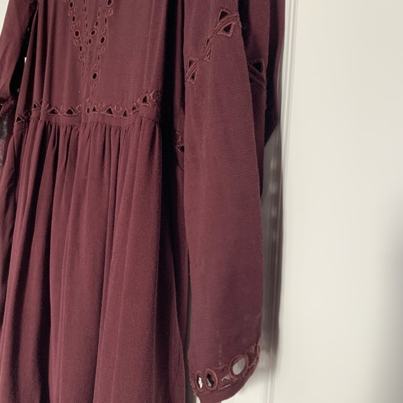 WILFRED - Burgundy Dress - Size S - Picture 5 of 9